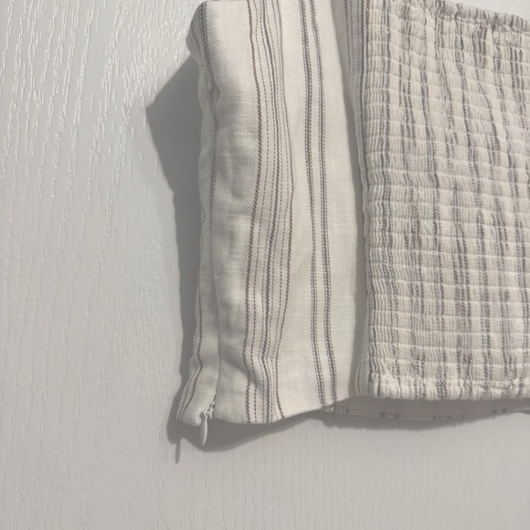 ANTONIO MELANI Womens 10 White Striped Fitted Crop Tank Top Lined 100%cotton - Picture 7 of 10